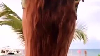 Bella Thorne naked big boobs in the pool!!! So hot