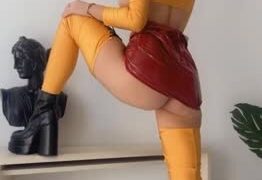 Mikayla Demaiter velma cosplay!!! Nude show with erotic body
