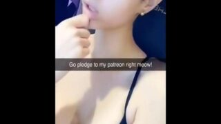 CinCinBear Nipple Play Snapchat Tease Video